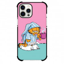 Garfield Phone Case For iPhone Samsung Galaxy Pixel OnePlus Vivo Xiaomi Asus Sony Motorola Nokia - Garfield Pajama Holding Cup of Coffee