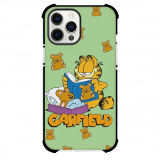 Garfield Phone Case For iPhone Samsung Galaxy Pixel OnePlus Vivo Xiaomi Asus Sony Motorola Nokia - Garfield Reading Book for Sleeping Teddy Bear