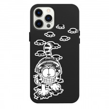 Garfield Phone Case For iPhone Samsung Galaxy Pixel OnePlus Vivo Xiaomi Asus Sony Motorola Nokia - Garfield Walking Black and White Art