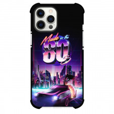 80s Phone Case For iPhone Samsung Galaxy Pixel OnePlus Vivo Xiaomi Asus Sony Motorola Nokia - Made In The 80s Blue Background