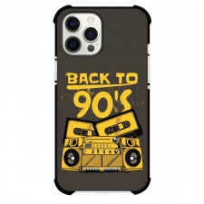 90s Phone Case For iPhone Samsung Galaxy Pixel OnePlus Vivo Xiaomi Asus Sony Motorola Nokia - Back To 90s Black And Yellow Art