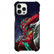 Getter Robo Shin Robo Case For iPhone Samsung Galaxy Pixel OnePlus Vivo Xiaomi Asus Sony Motorola Nokia - Shin Getter Robo Side Portrait Violet Background