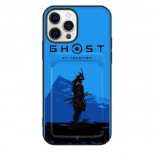 Ghost of Tsushima Case For iPhone Samsung Galaxy Pixel OnePlus Vivo Xiaomi Asus Sony Motorola Nokia - Series Silhouette In Blue Poster