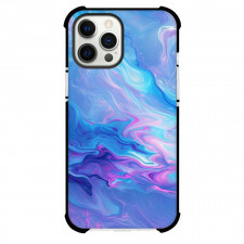 Girlish Phone Case For iPhone Samsung Galaxy Pixel OnePlus Vivo Xiaomi Asus Sony Motorola Nokia - Blue Aqua Purple Abstact