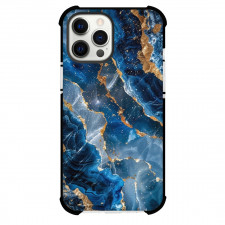 Girlish Phone Case For iPhone Samsung Galaxy Pixel OnePlus Vivo Xiaomi Asus Sony Motorola Nokia - Blue and Gold Marble