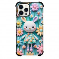 Girlish Phone Case For iPhone Samsung Galaxy Pixel OnePlus Vivo Xiaomi Asus Sony Motorola Nokia - Bunny with Sunflowers