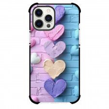 Girlish Phone Case For iPhone Samsung Galaxy Pixel OnePlus Vivo Xiaomi Asus Sony Motorola Nokia - Colorful Ice Cream Hearts