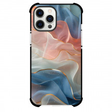 Girlish Phone Case For iPhone Samsung Galaxy Pixel OnePlus Vivo Xiaomi Asus Sony Motorola Nokia - Dress Fabric with Gold Trim