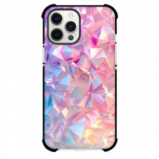 Girlish Phone Case For iPhone Samsung Galaxy Pixel OnePlus Vivo Xiaomi Asus Sony Motorola Nokia - Pink 3d Geometric Shapes