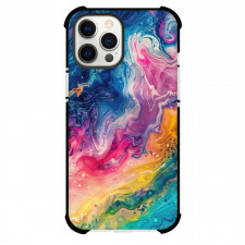 Girlish Phone Case For iPhone Samsung Galaxy Pixel OnePlus Vivo Xiaomi Asus Sony Motorola Nokia - Pink Blue Yellow Green Water Color Abract Art