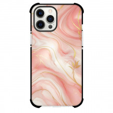 Girlish Phone Case For iPhone Samsung Galaxy Pixel OnePlus Vivo Xiaomi Asus Sony Motorola Nokia - Pink and Gold Aesthetic Marble