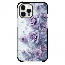 Girlish Phone Case For iPhone Samsung Galaxy Pixel OnePlus Vivo Xiaomi Asus Sony Motorola Nokia - Silver Roses and Flowers