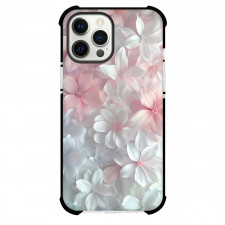 Girlish Phone Case For iPhone Samsung Galaxy Pixel OnePlus Vivo Xiaomi Asus Sony Motorola Nokia - White and Pink Flower Five Petals