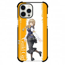 Goblin Slayer Phone Case For iPhone Samsung Galaxy Pixel OnePlus Vivo Xiaomi Asus Sony Motorola Nokia - Guild Girl Dancing Steps with Yellow and White Background