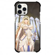 Goblin Slayer Sword Maiden Phone Case For iPhone Samsung Galaxy Pixel OnePlus Vivo Xiaomi Asus Sony Motorola Nokia - Sword Maiden Women White Dress Holding a Sword with Window Background
