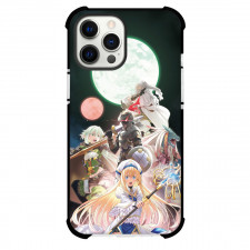 Goblin Slayer Phone Case For iPhone Samsung Galaxy Pixel OnePlus Vivo Xiaomi Asus Sony Motorola Nokia - Goblin Slayer War Scene with Moon Pattern Background