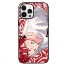 Gokurakugai Alma Phone Case For iPhone Samsung Galaxy Pixel OnePlus Vivo Xiaomi Asus Sony Motorola Nokia - Alma Smiling Grin Portrait Poster