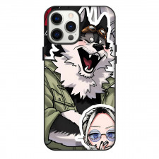 Gokurakugai Yoki Kurogane Phone Case For iPhone Samsung Galaxy Pixel OnePlus Vivo Xiaomi Asus Sony Motorola Nokia - Yoki Kurogane Laughing Portrait Sticker