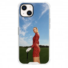 Golf Nelly Korda Phone Case For iPhone Samsung Galaxy Pixel OnePlus Vivo Xiaomi Asus Sony Motorola Nokia - Nelly Korda Looking Back Portrait On Sky Background