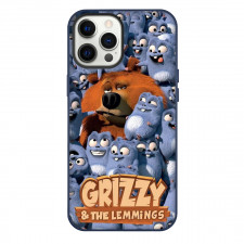 Grizzy and The Lemmings Phone Case For iPhone Samsung Galaxy Pixel OnePlus Vivo Xiaomi Asus Sony Motorola Nokia - Smirk Leming Crowded series Poster