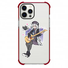 Guardian Tales Cecil Phone Case For iPhone Samsung Galaxy Pixel OnePlus Vivo Xiaomi Asus Sony Motorola Nokia - Cecil Bat Guitar Singing Sticker