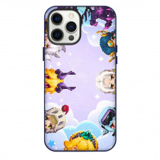 Guardian Tales Phone Case For iPhone Samsung Galaxy Pixel OnePlus Vivo Xiaomi Asus Sony Motorola Nokia - Character Peeking Pixel Poster