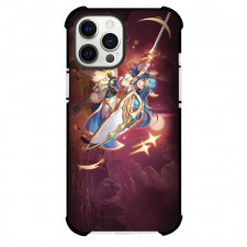Guardian Tales Erina Phone Case For iPhone Samsung Galaxy Pixel OnePlus Vivo Xiaomi Asus Sony Motorola Nokia - Erina Sword Fighting Portrait Poster