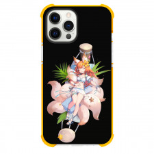 Guardian Tales Nari Phone Case For iPhone Samsung Galaxy Pixel OnePlus Vivo Xiaomi Asus Sony Motorola Nokia - Nari Sleeping Portrait In Black Background