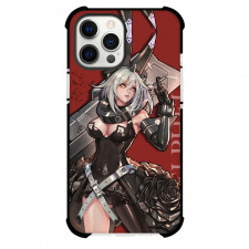 Guilty Gear Elphelt Valentine Case For iPhone Samsung Galaxy Pixel OnePlus Vivo Xiaomi Asus Sony Motorola Nokia - Elphelt Valentine Smoking Cigarette Red Background