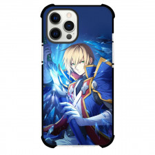 Guilty Gear Ky Kiske Case For iPhone Samsung Galaxy Pixel OnePlus Vivo Xiaomi Asus Sony Motorola Nokia - Ky Kiske Pulling His Sword Blue Background