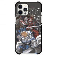 Guilty Gear Ky Kiske Case For iPhone Samsung Galaxy Pixel OnePlus Vivo Xiaomi Asus Sony Motorola Nokia - Ky Kiske Vs Sol Badguy Attack Pose Grey Background