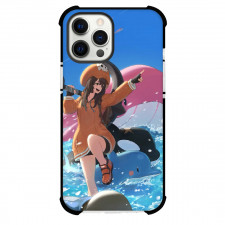 Guilty Gear May Case For iPhone Samsung Galaxy Pixel OnePlus Vivo Xiaomi Asus Sony Motorola Nokia - May Finger Pointing Blue Background