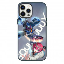 Mobile Suit Gundam GQuuuuuuX Phone Case For iPhone Samsung Galaxy Pixel OnePlus Vivo Xiaomi Asus Sony Motorola Nokia - Amate Yuzuriha And GQuuuuuuX Falling Series Poster