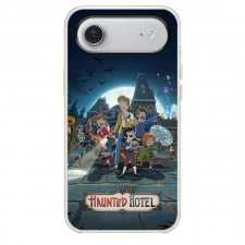 Haunted Hotel Phone Case For iPhone Samsung Galaxy Pixel OnePlus Vivo Xiaomi Asus Sony Motorola Nokia - Haunted Hotel Family Team Up Poster Hotel Background