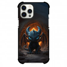 How To Train Your Dragon Night Fury Phone Case For iPhone Samsung Galaxy Pixel OnePlus Vivo Xiaomi Asus Sony Motorola Nokia - Night Fury Standing On Cave 3D Art Poster