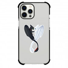 How To Train Your Dragon Phone Case For iPhone Samsung Galaxy Pixel OnePlus Vivo Xiaomi Asus Sony Motorola Nokia - Toothless And Light Fury Together Sticker