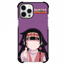Hunter X Hunter Alluka Zoldyck Phone Case For iPhone And Samsung Galaxy Devices - Alluka Zoldyck Minimalist On Purple Background