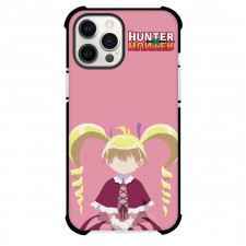Hunter X Hunter Biscuit Krueger Phone Case For iPhone And Samsung Galaxy Devices - Biscuit Krueger Minimalist On Pink Background