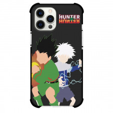 Hunter X Hunter Phone Case For iPhone And Samsung Galaxy Devices - Gon Freecss Killua Zoldyck Attack Mode Minimalist On Black Background