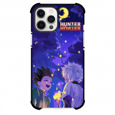 Hunter X Hunter Phone Case For iPhone And Samsung Galaxy Devices - Gon Freecss Killua Zoldyck Smiling At Night Illustration
