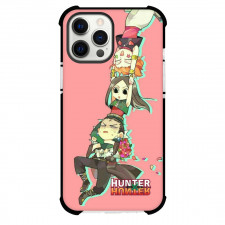 Hunter X Hunter Phone Case For iPhone And Samsung Galaxy Devices - Phantom Troupe Cartoon Art On Pink Background
