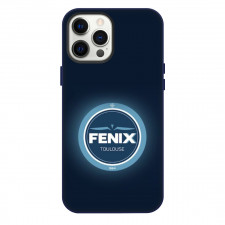 Fenix Toulouse Handball Phone Case For iPhone Samsung Galaxy Pixel OnePlus Vivo Xiaomi Asus Sony Motorola Nokia - Logo Blue Glowing Background
