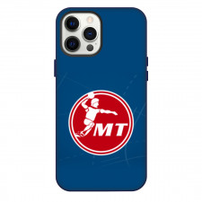 Melsunger Turngemeinde 1861 e. V. Phone Case For iPhone Samsung Galaxy Pixel OnePlus Vivo Xiaomi Asus Sony Motorola Nokia - Logo Blue Lines Background