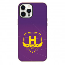 Handball Club Nantes Phone Case For iPhone Samsung Galaxy Pixel OnePlus Vivo Xiaomi Asus Sony Motorola Nokia - Logo Violet Line Background