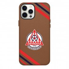 KPR Ostrovia Ostrow Wielkopolski Phone Case For iPhone Samsung Galaxy Pixel OnePlus Vivo Xiaomi Asus Sony Motorola Nokia - Large Logo With Stripe