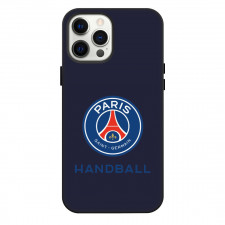 Paris Saint Germain Handball Phone Case For iPhone Samsung Galaxy Pixel OnePlus Vivo Xiaomi Asus Sony Motorola Nokia - Logo Navy Blue Background