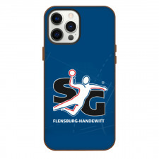 Spielgemeinschaft Flensburg Handewitt Phone Case For iPhone Samsung Galaxy Pixel OnePlus Vivo Xiaomi Asus Sony Motorola Nokia - Logo Blue Lines Background