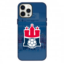 Handball Sport Verein Hamburg e.V. Phone Case For iPhone Samsung Galaxy Pixel OnePlus Vivo Xiaomi Asus Sony Motorola Nokia - Logo Team Blue Background