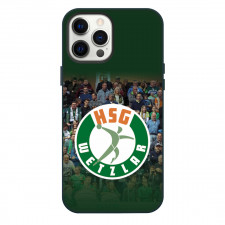 Handballspielgemeinschaft Wetzlar Phone Case For iPhone Samsung Galaxy Pixel OnePlus Vivo Xiaomi Asus Sony Motorola Nokia - Logo Crowd Green Background