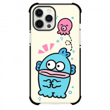 Hangyodon Phone Case For iPhone Samsung Galaxy Pixel OnePlus Vivo Xiaomi Asus Sony Motorola Nokia - Hangyodon Sanrio And Sayuri Illustration Art On Beige Background